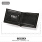 Premium CUICKA Men's Leather Wallet, Black & Brown, Multiple Card Slots