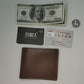 Premium CUICKA Men's Leather Wallet, Black & Brown, Multiple Card Slots